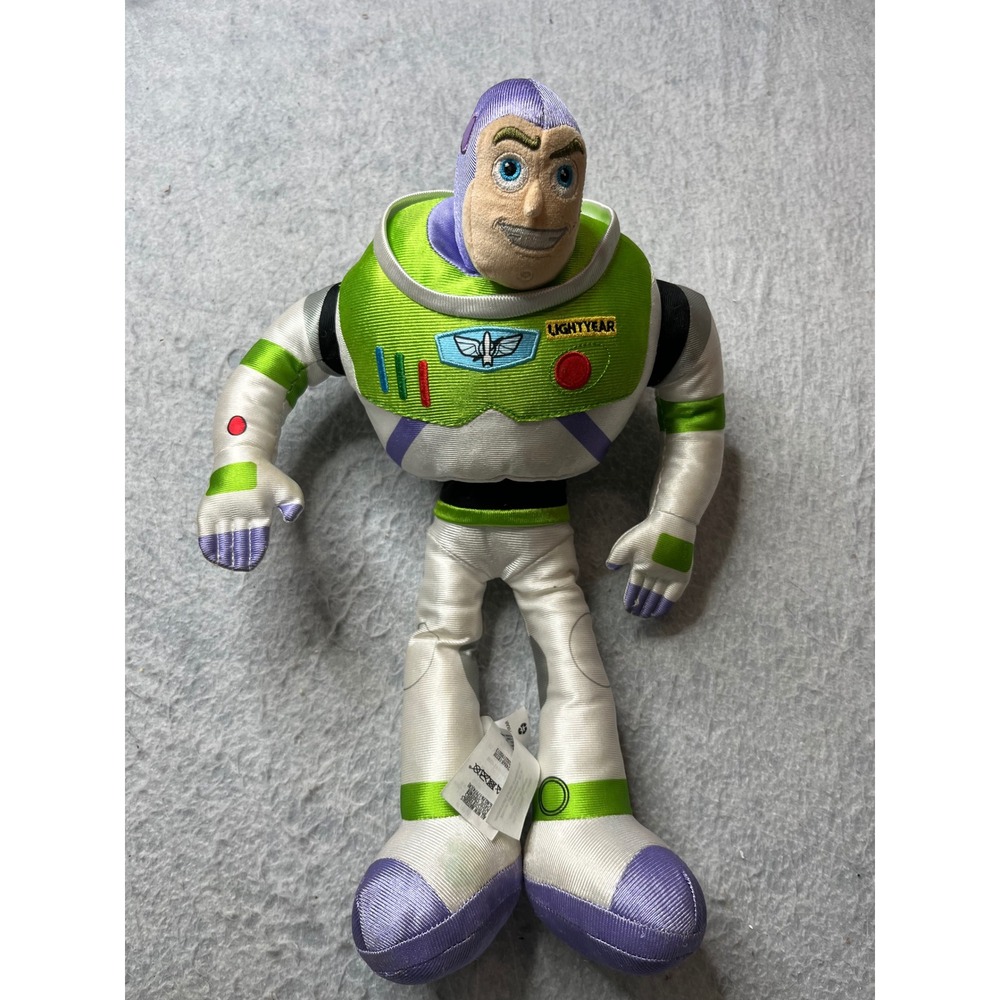 Disney Pixar Toy Story‎ Buzz Lightyear Plush Stuffed Toy Andy Signature 17"